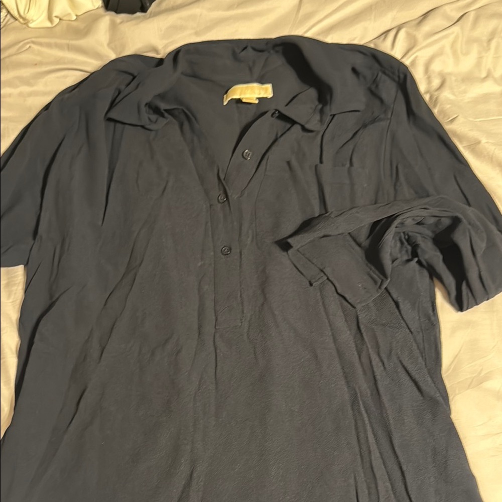 Michael Kors collar long sleeve dress